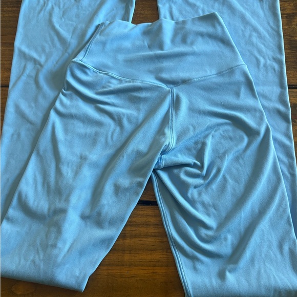 aerie Pants - Aerie Sky Blue High-Rise Flare Leggings